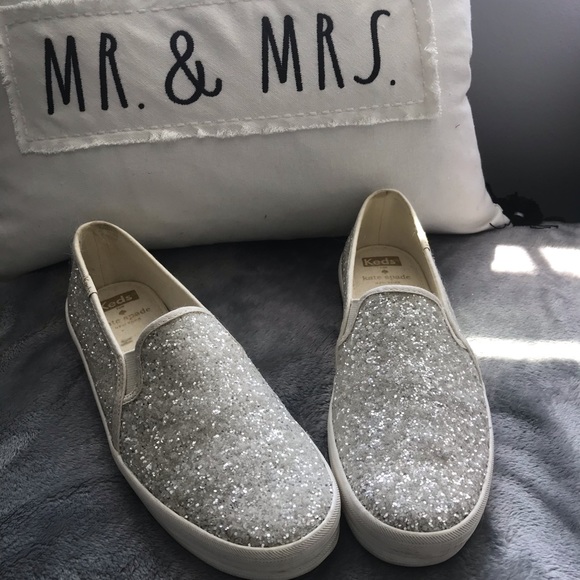 Kate Spade Glitter Slip On Sneaker - Picture 1 of 4